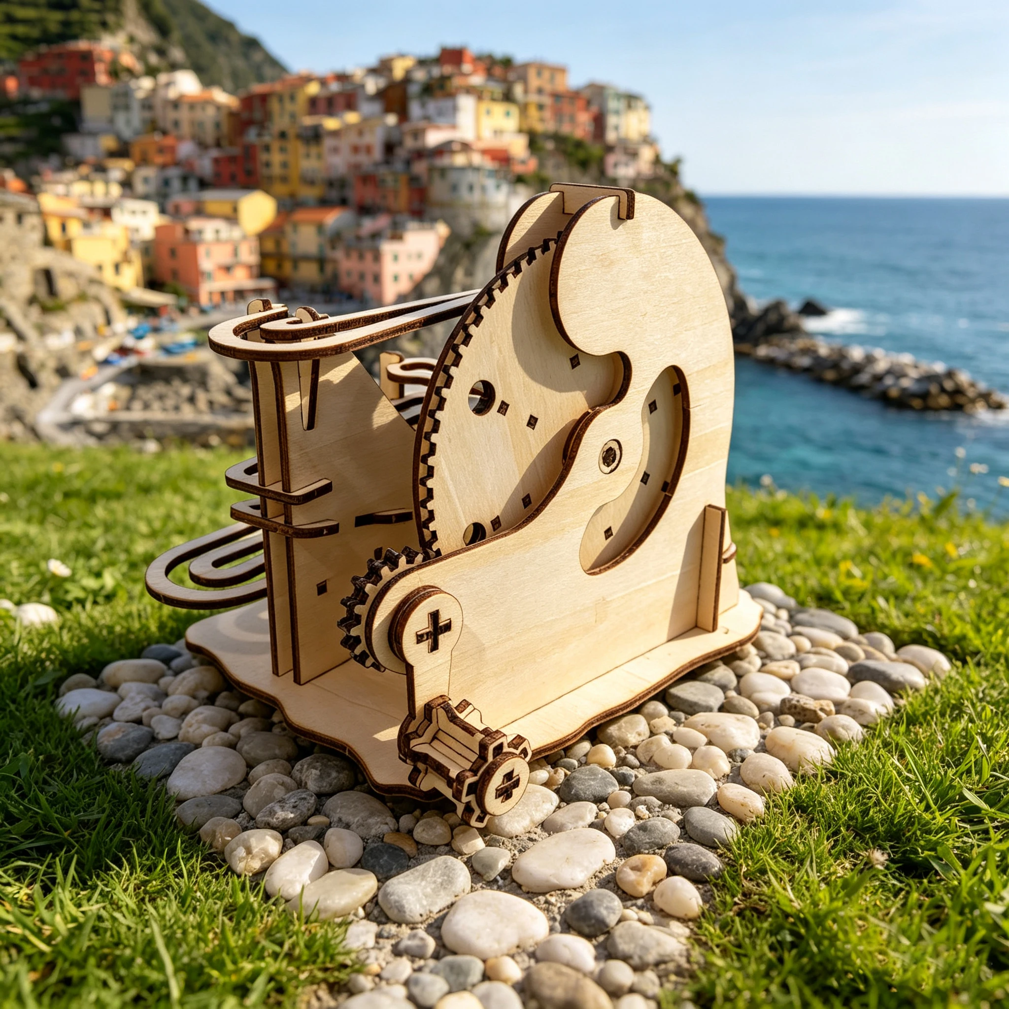 Wooden Marble Run 3D Laser Cut - đánh giá và giá Running Gear Track
