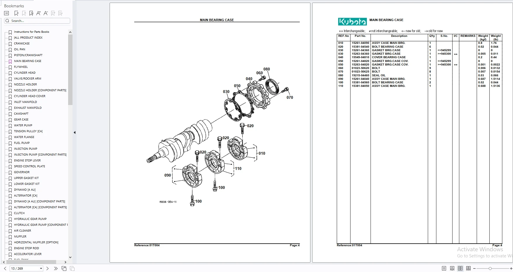 دليل أجزاء SpecDiag Kubota Construction سعة 16 جيجابايت PDF، دليل المشغلين، مخطط الأسلاك الهيدروليكي، دليل ورشة العمل