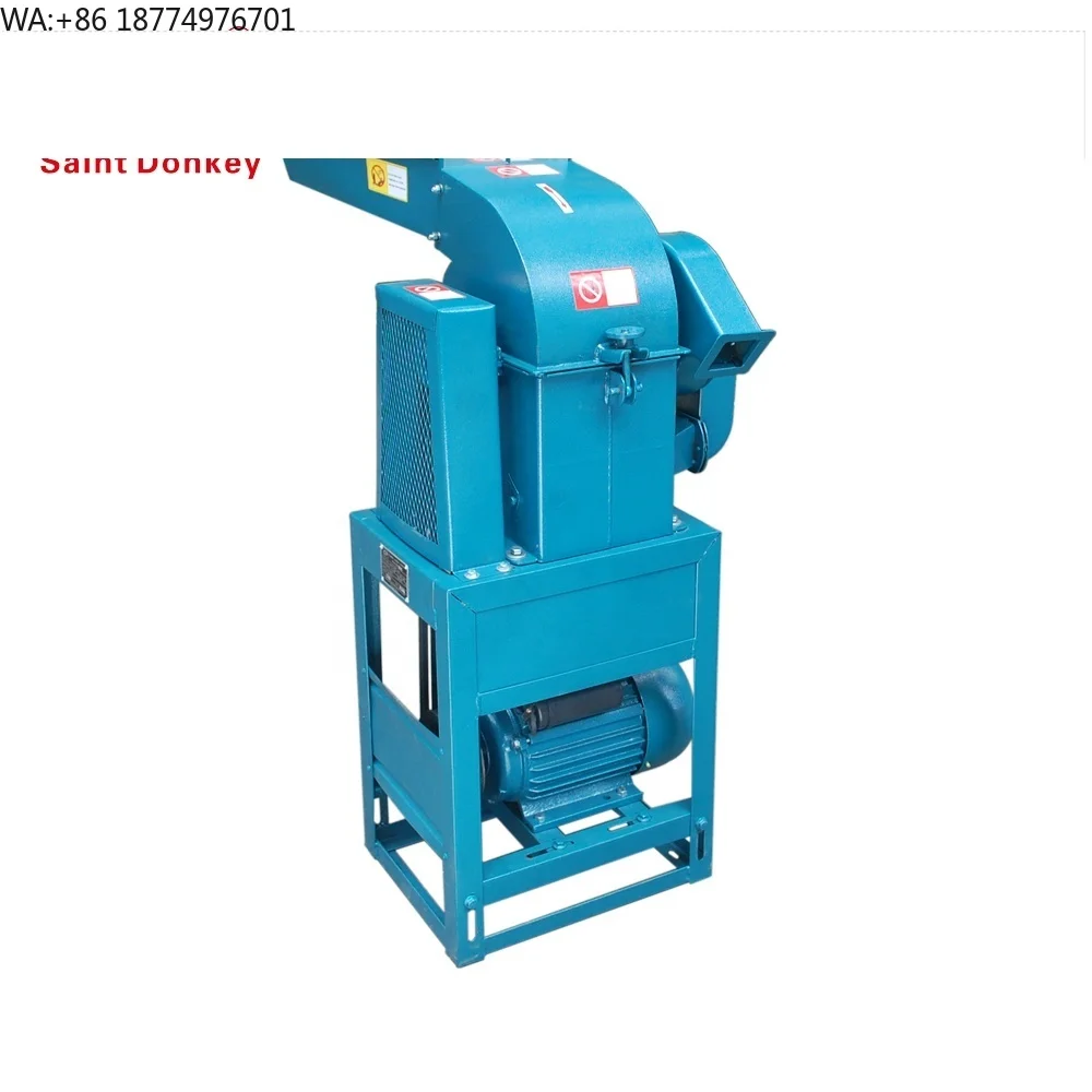 

Высокопроизводительная молотковая дробилка для кукурузы, сои и мелких веток, 500 кг/ч