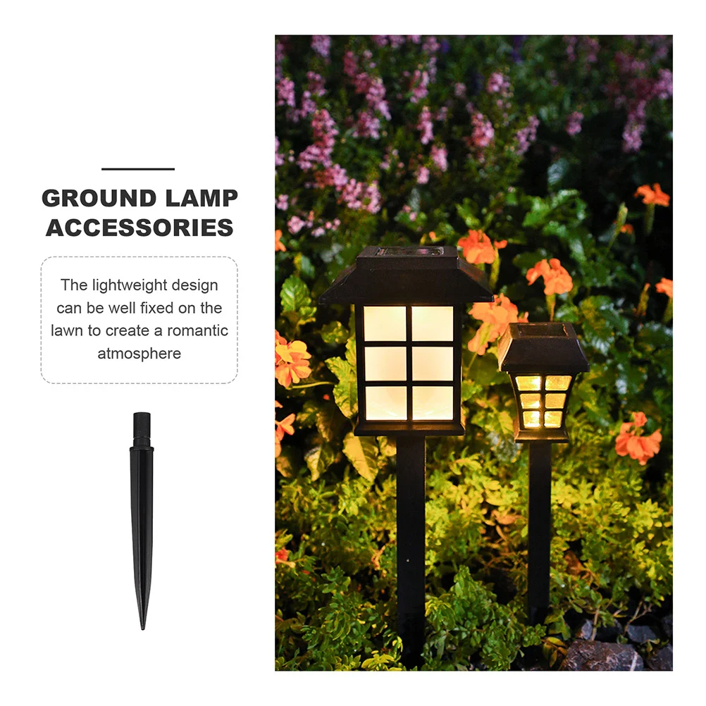 Ground Plug Light Stakes Plastic Spikes Garden Accessory Lawn Lamp Landscape Lights