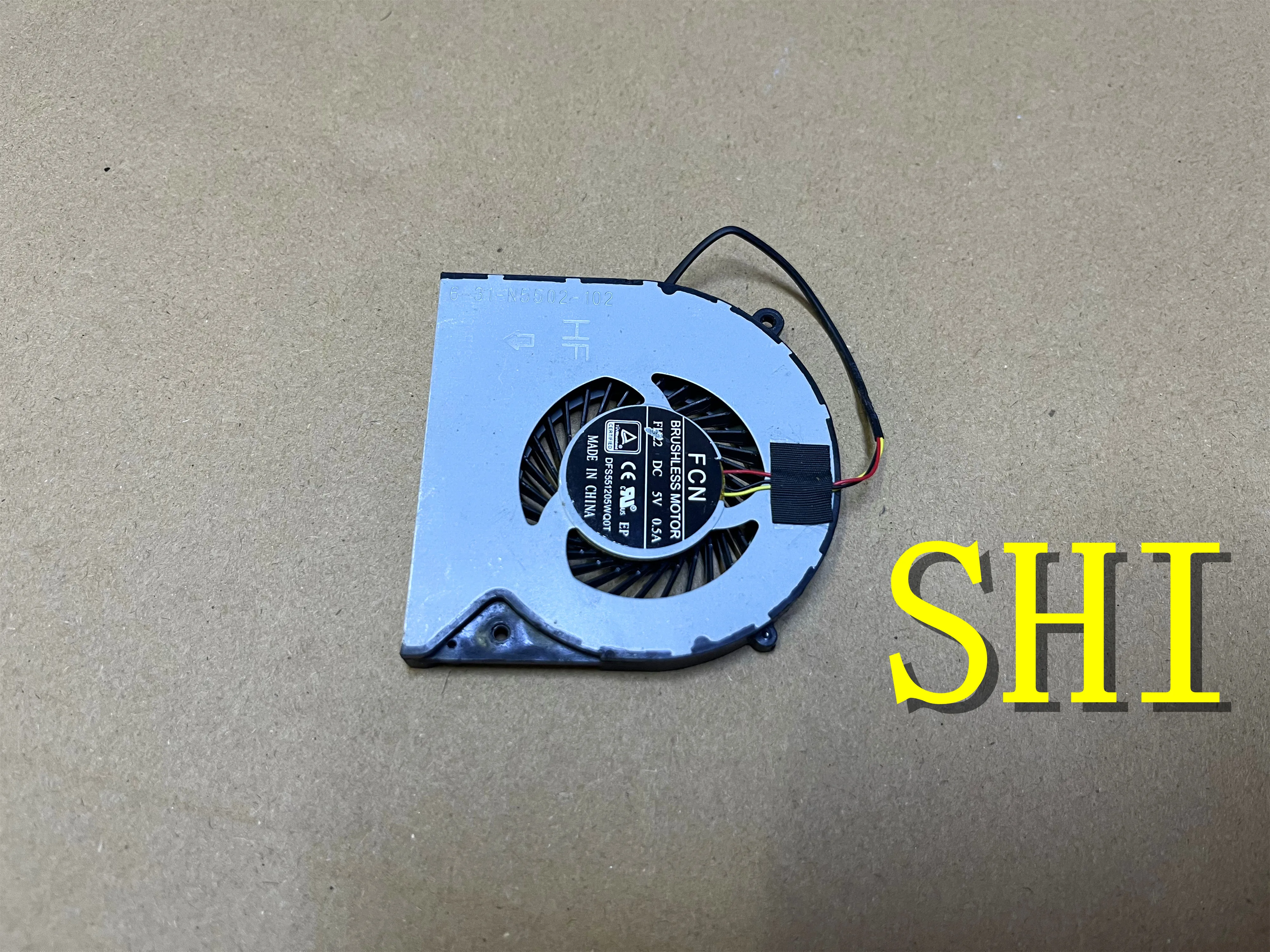 6-31-N5502-102 Original used FOR MACHENIKE N5502 CPU Cooling Fan 3Pin free shipping