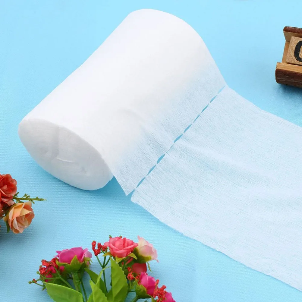 

100 Sheets Roll Disposable Diaper Liners Bamboo Flushable Biodegradable Baby Cloth Nursery Waterproof Towel White