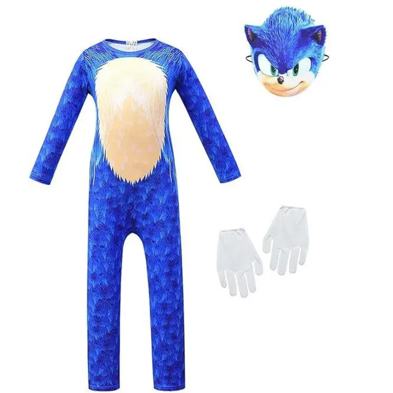 

asdh8@Sonic Adult Cosplay Characters Halloween Cartoon Costume Stage Performance Halloween Clothing Cosplay Anime Role-playingCO