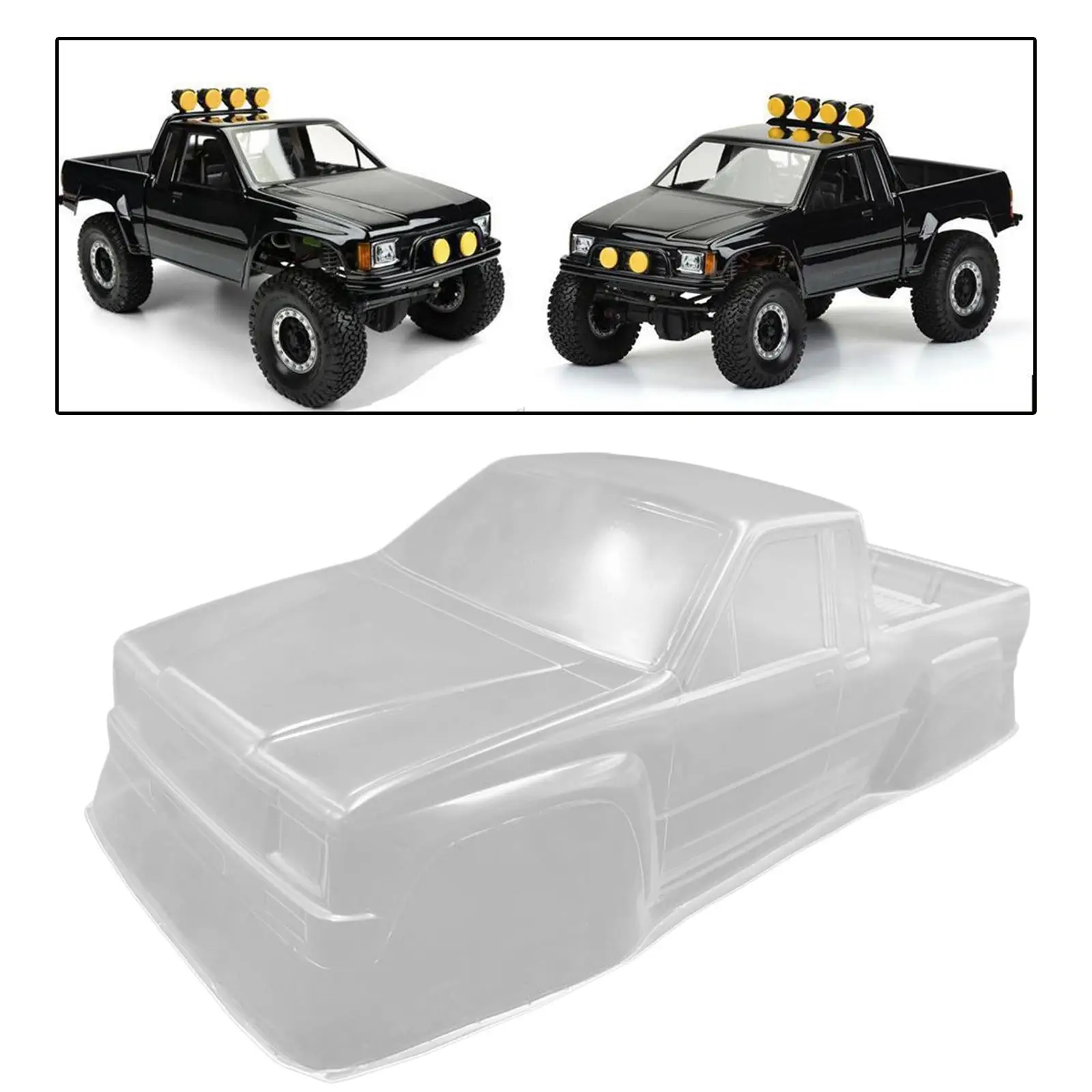 

12,32 ''RC пикап корпус автомобиля чехол для 1:10 RC пикап DIY модифицированный