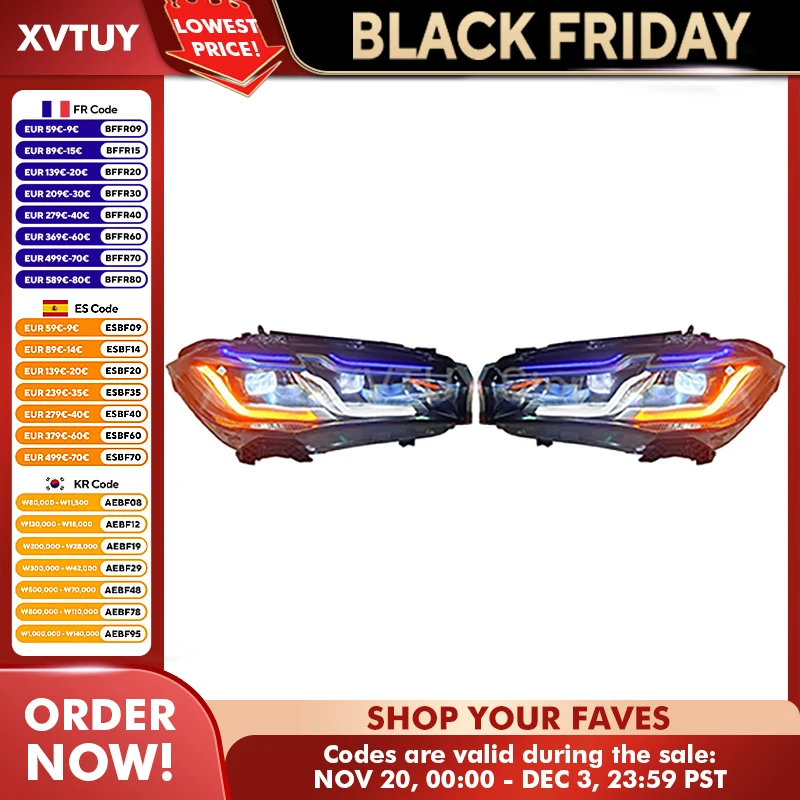 لسيارات BMW X5 F15 أضواء السيارة LED الضباب العلوي العارض الرسوم المتحركة DRL النهار تشغيل ديناميكية بدوره إشارة اكسسوارات السيارات