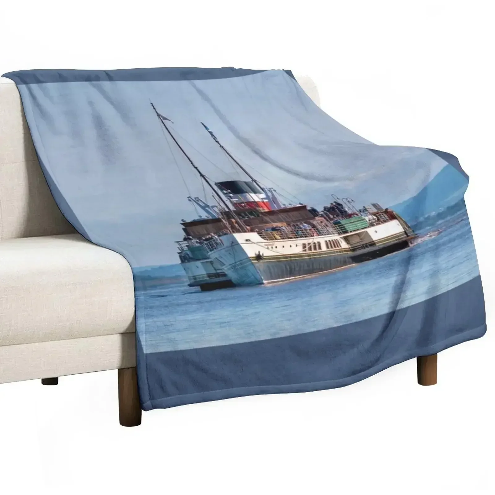 Paddle Steamer Waverley Throw Blanket Travel For Sofa Thin Picnic Sofa Quilt Beautifuls Luxury Thicken Blankets
