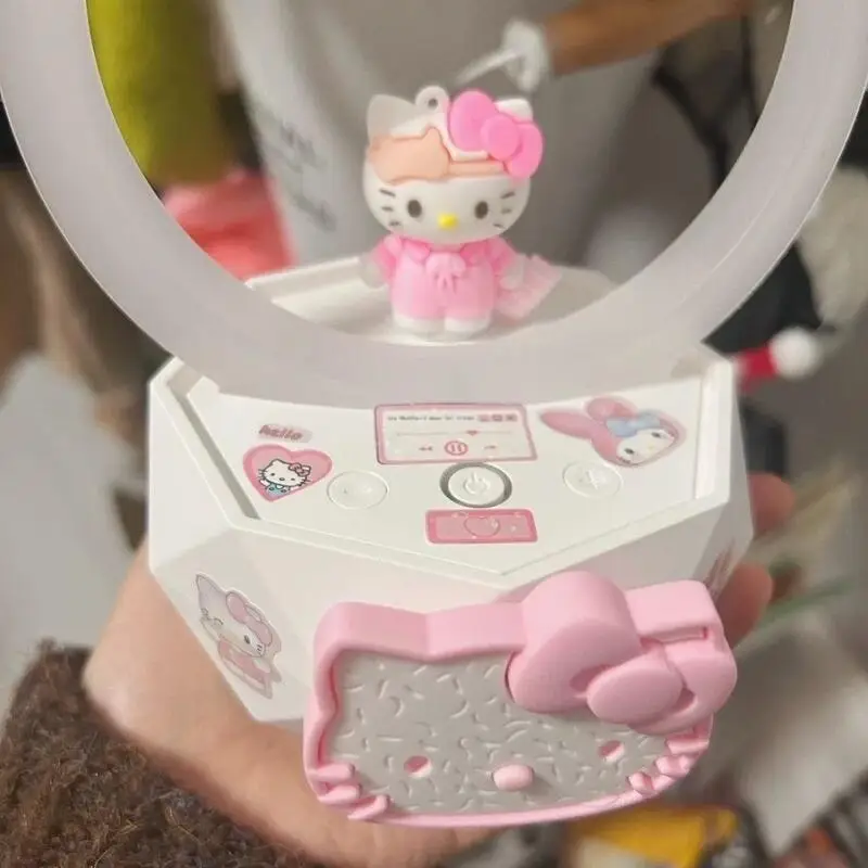 산리오 귀여운 헬로키티 무드등 블루투스 스피커 여자친구 최고의 친구 슈퍼 귀여운 생일 선물 졸업 선물 기념일 선물