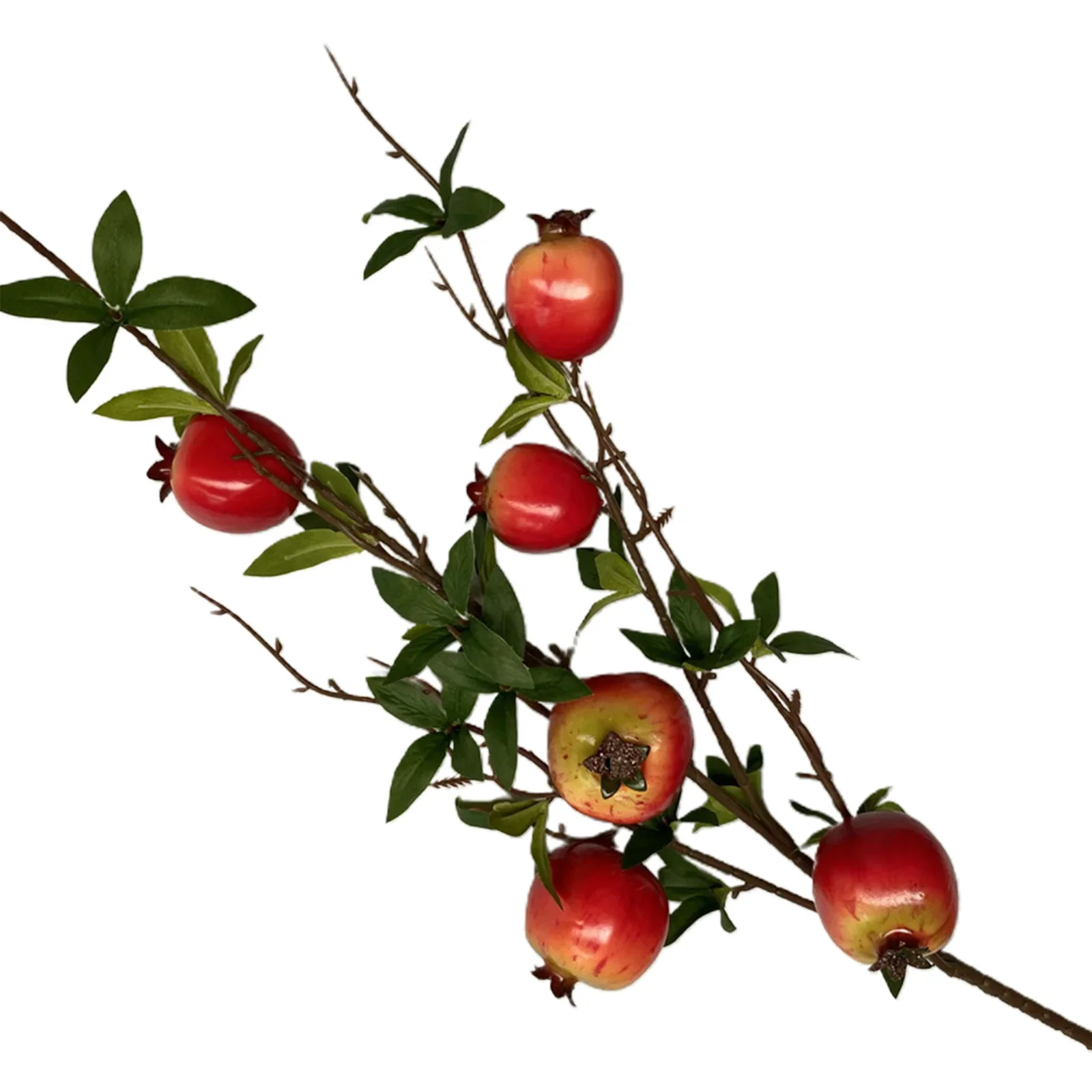 Artificial Pomegranate Branches Home Decoraion Simulation Flower Bunch Photography Props Vivid And Lifelike Grandeco Orange Tree