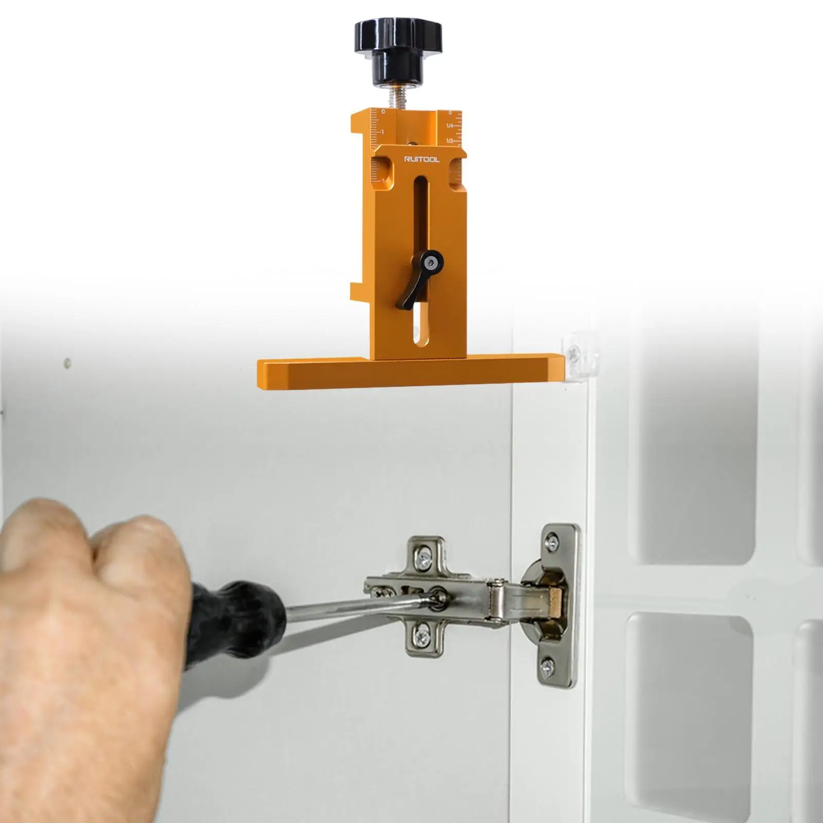 

Cabinet Door Installation Positioner Professional Effortless Alignment Adjustable Portable Versatile Cabinet Hardware Jig