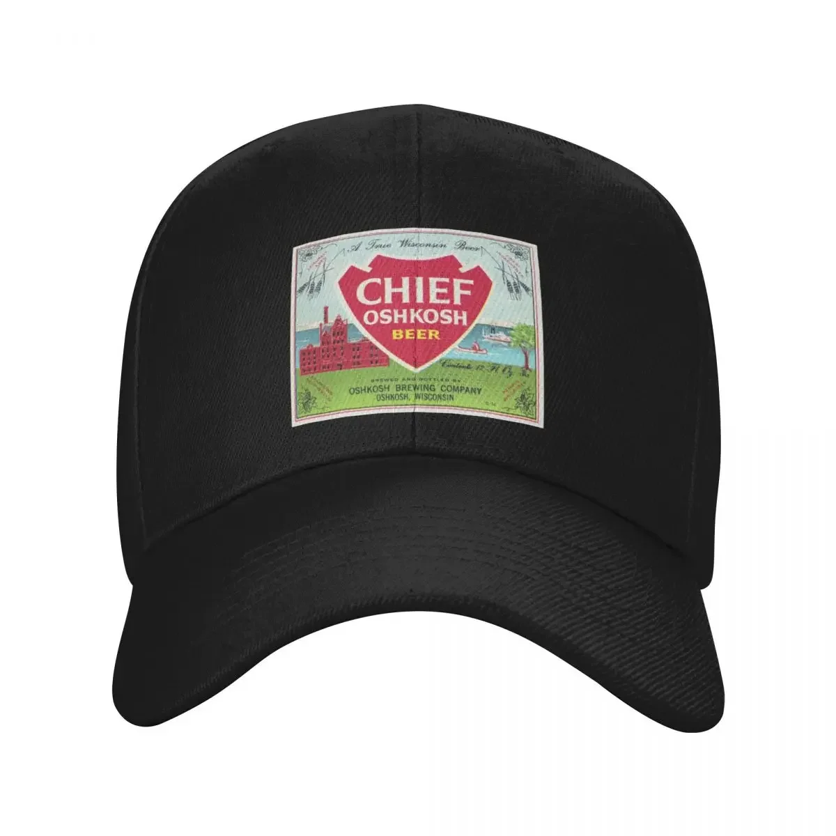 Chief Oshkosh Beer Label Baseball Cap Cosplay Designer Hat Gentleman Hat Caps For Women Men's