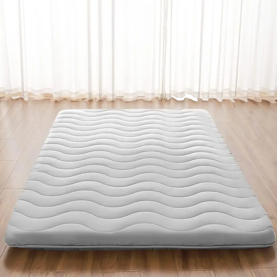 

Futon Floor Mattress, 100 High Density Comfortable Foam, 3.5 Thicken Foldable Mattress Tatami Mat Sleeping Pad, Ideal for Comfor