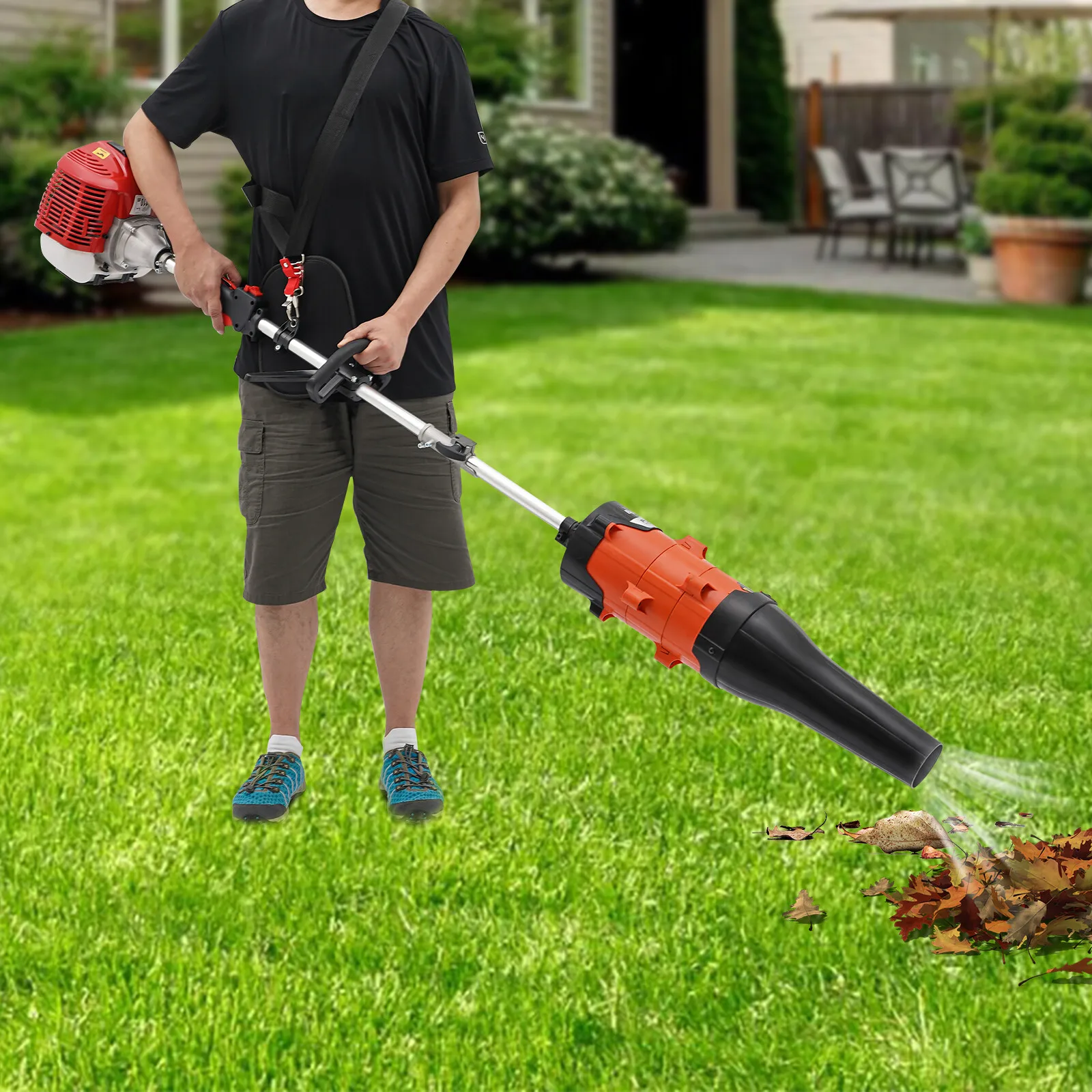 

Коммерческая воздуходувка-уборщик листьев, двигатель 1.7 кВт для уборки снега и ухода за газоном