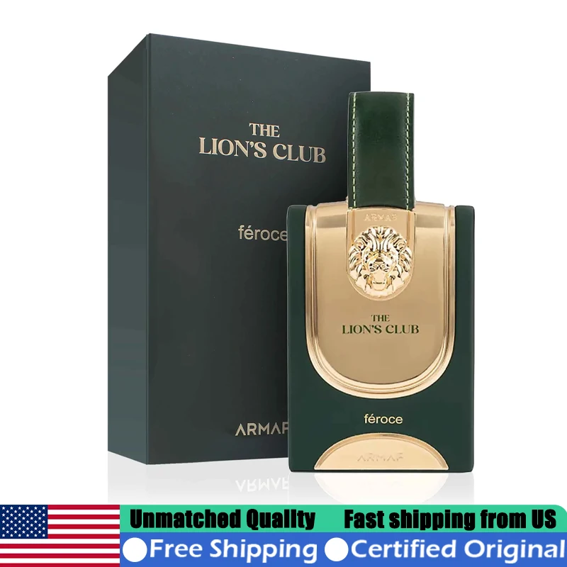 

Armaf The Lion’s Club Feroce EDP Pheromones 3.4 Ounce Lasting Natural Woody Aromatic Perfume 100 ML Premium Arabian Perfumes