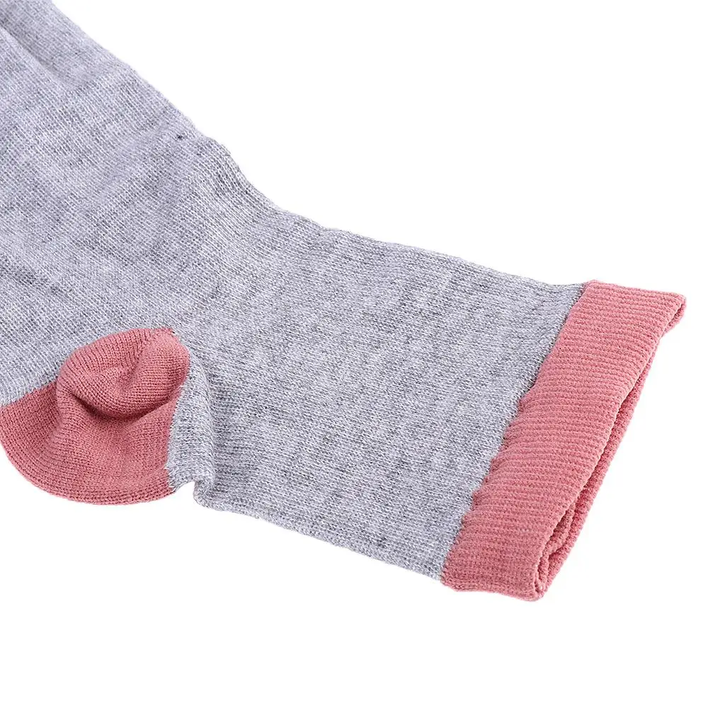Mens Compression Socks with Heel Support Knee Sleeves Nylon Stockings for Running or Exercise