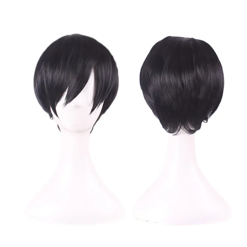 

Корейский стильный мужской полный парик, короткий парик для мужчин, модное пушистое синтетическое высокотемпературное волокно