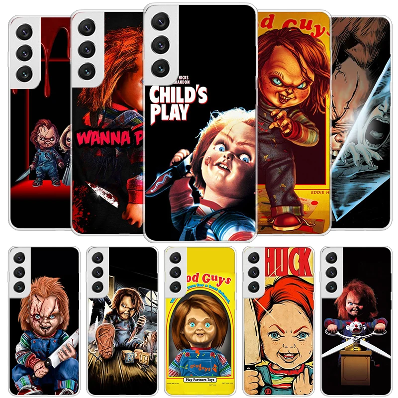 Chucky Child's Play Cover Phone Case For Samsung Galaxy S26 S25 Edge S24 Ultra S23 S22 Plus S21 S20 FE Soft Fundas Shell Galaxy