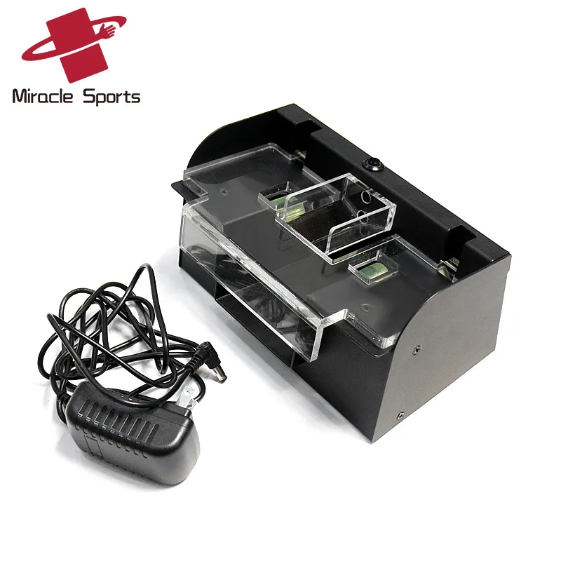 MG Two-Deck Automatic Card Shuffling Machine High Quality Plastic Texas Hold'em Poker Application Metal Start Stop