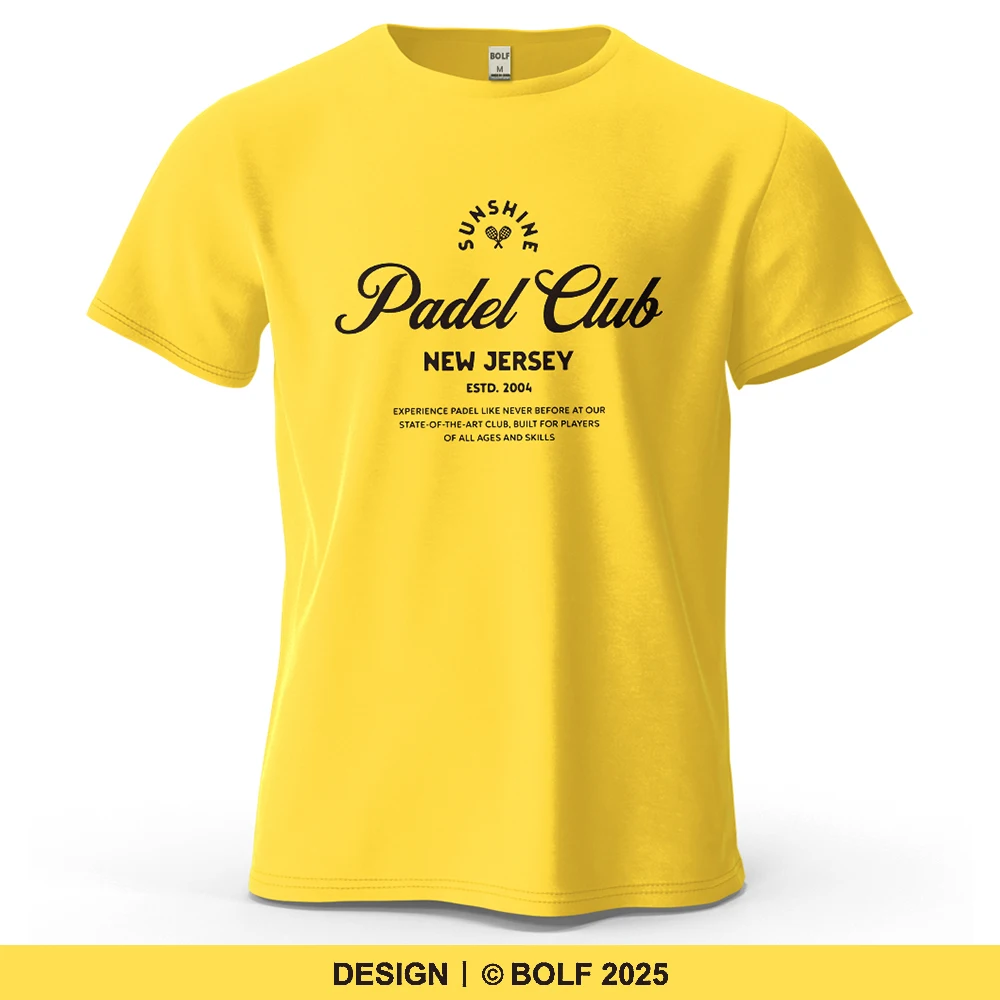 Padel Club T-Shirt, bedrucktes Herren-T-Shirt, 100 % Baumwolle, übergroß, klassische Grafik-T-Shirts für Damen, Tops, T-Shirts, lässige Streetwear