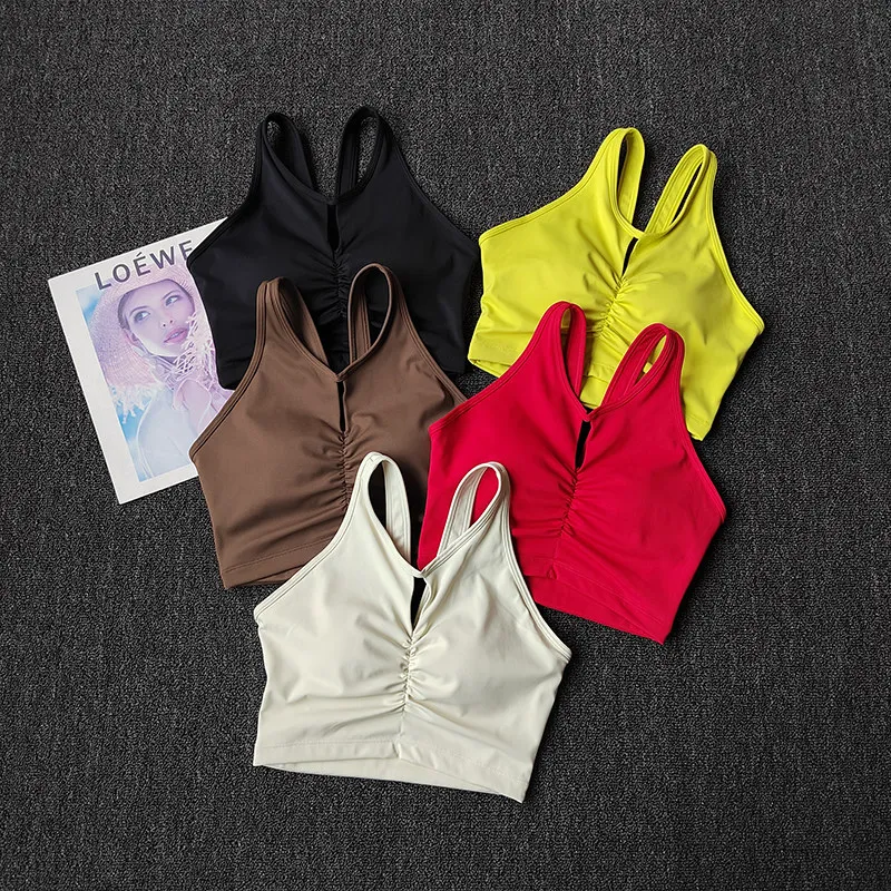 

Универсальный спортивный бюстгальтер с высокой поддержкой, женский топ для тренировок с эффектом пуш-ап и боковым покрытием, быстросохнущая майка для фитнеса