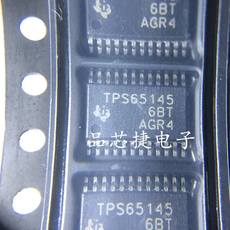 

5pcs/Lot TPS65145PWPR Marking TPS65145 HTSSOP-24 4-CH LCD Bias w/ Fully Int. Pos. Charge Pump, 3.3V LDO Controller