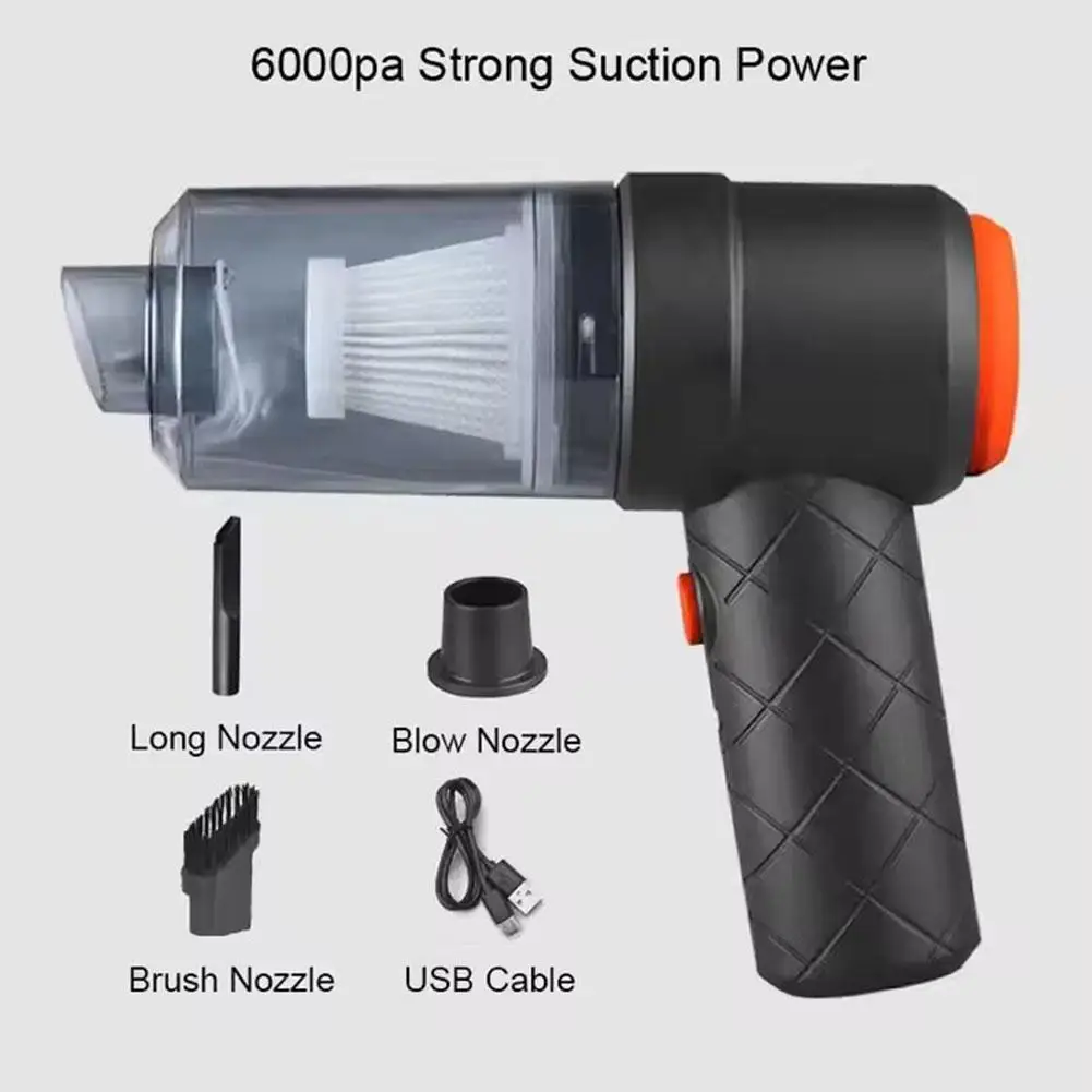 Wireless Car Vacuum Cleaner 120W 2000mAh High-power Vacuum Cordless Handheld Auto Portabale Vacuum Cleaner
