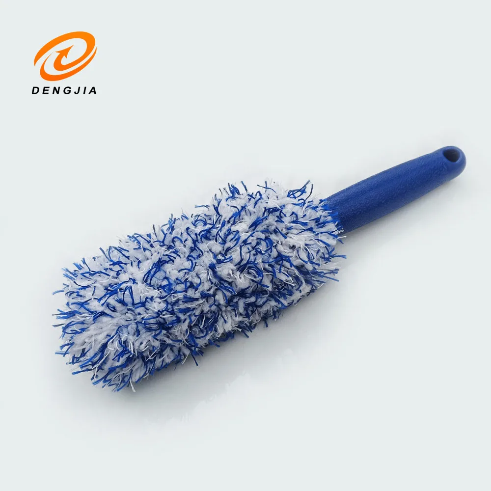 Plush Microfiber Tire Rim Wheel Hub Cleaning Brush Car Beauty Car Wash Brush Maintenance Tools Cleaning Supplies