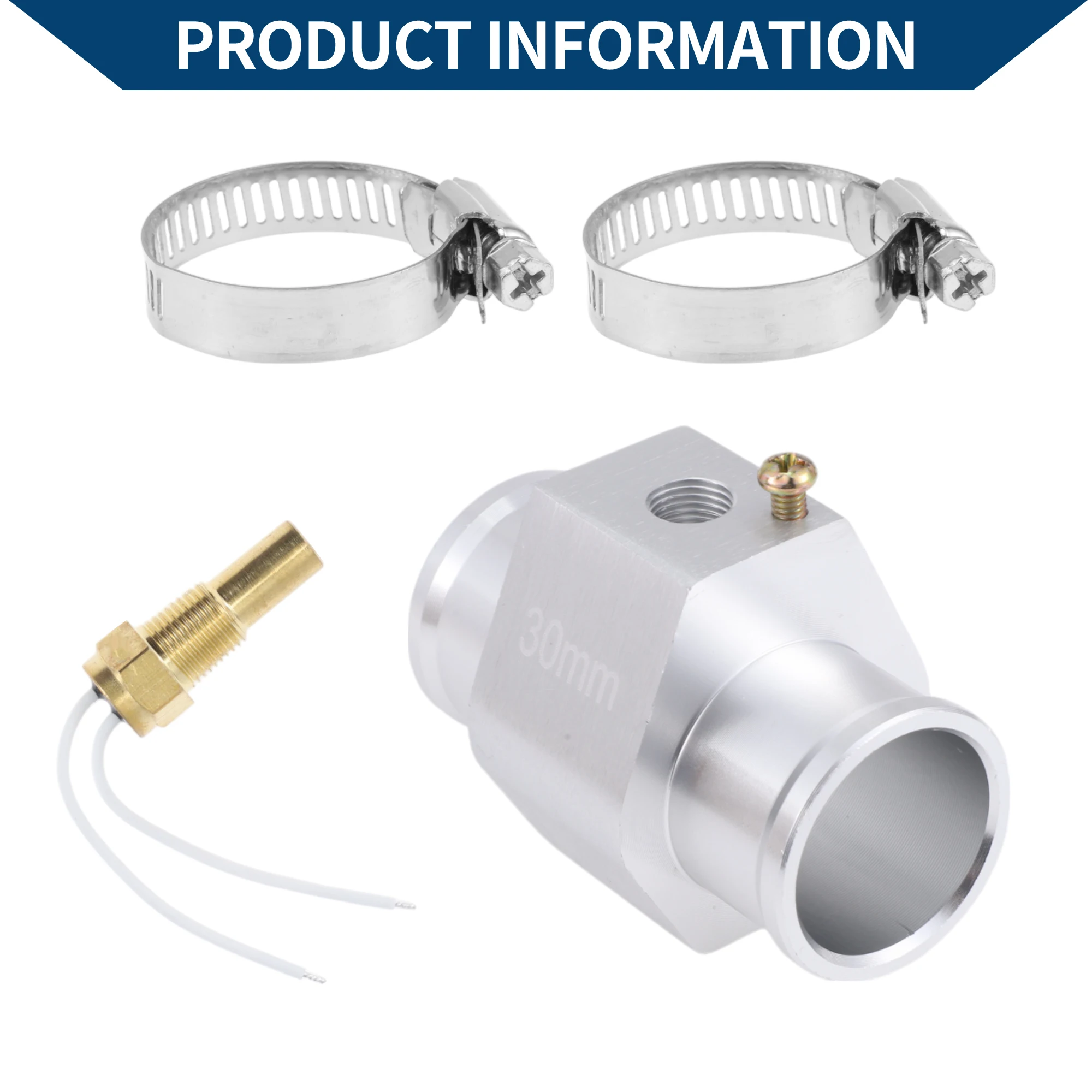UXCELL Kit de sensor de temperatura del agua 1/8 "NPT 1,18" 210'F encendido - 195'F apagado refrigeración automática del radiador