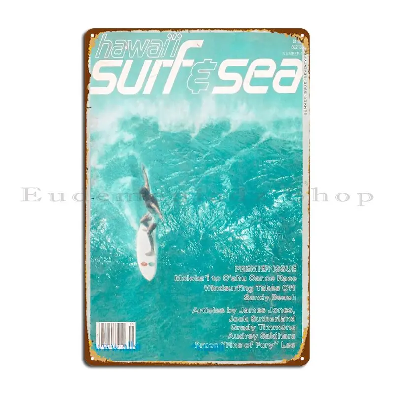 Vintage Surfer Magazine Cover Metal Plaque Retro Decoration Designer Wall Decor Create Tin Sign Poster