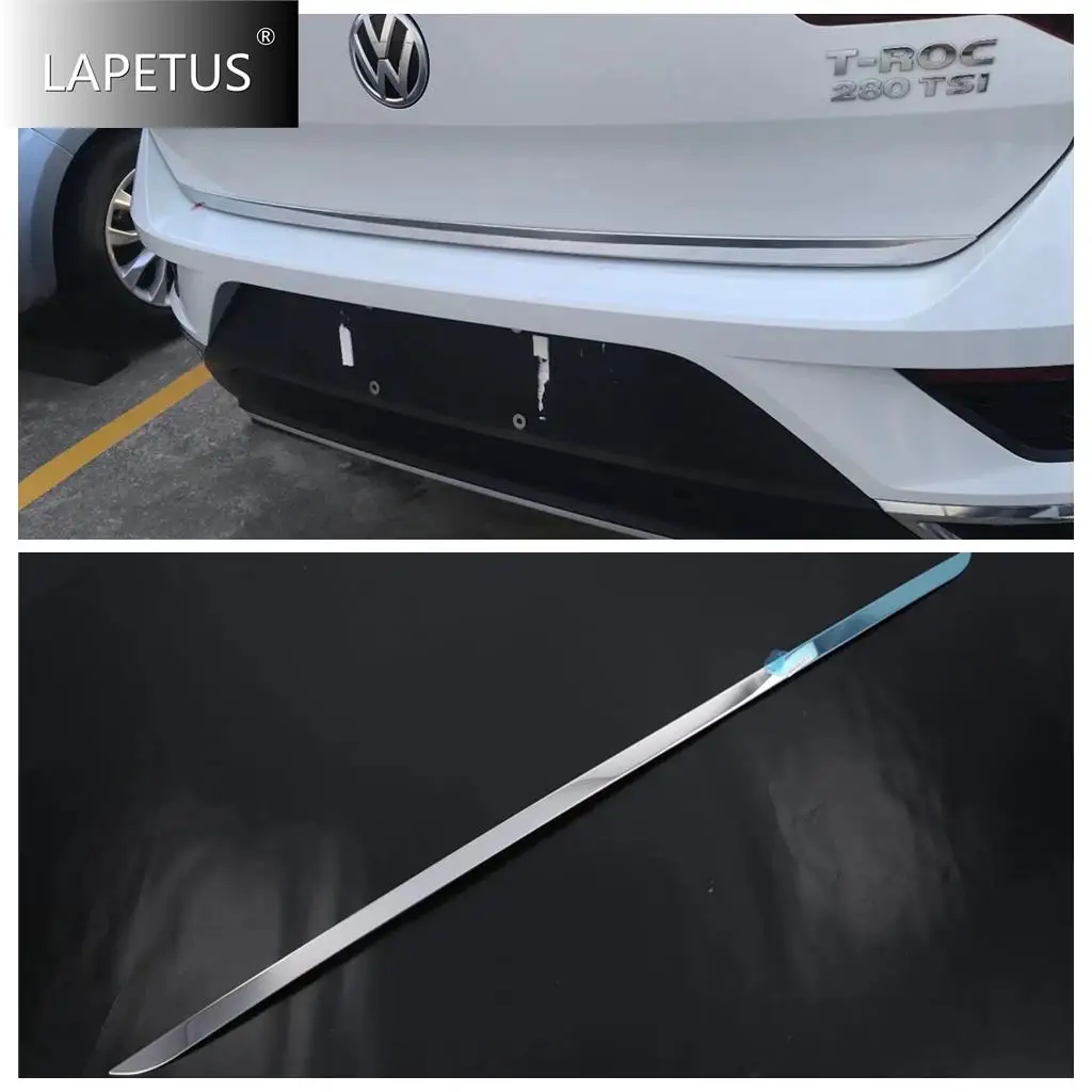 

Tailgate Door Strip Accent Garnish Styling Rear Trunk Tail Gate Cover Trim For Volkswagen VW T-ROC T ROC 2017 - 2021 Accessories