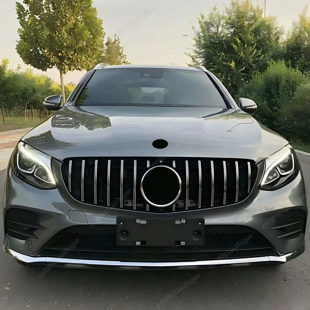 

For Mercedes Benz GLC Class X253 2015 To 2019 GLC250 300 350 GLC43 AMG Replacement Part GT Style Front Bumper Mesh Racing Grille