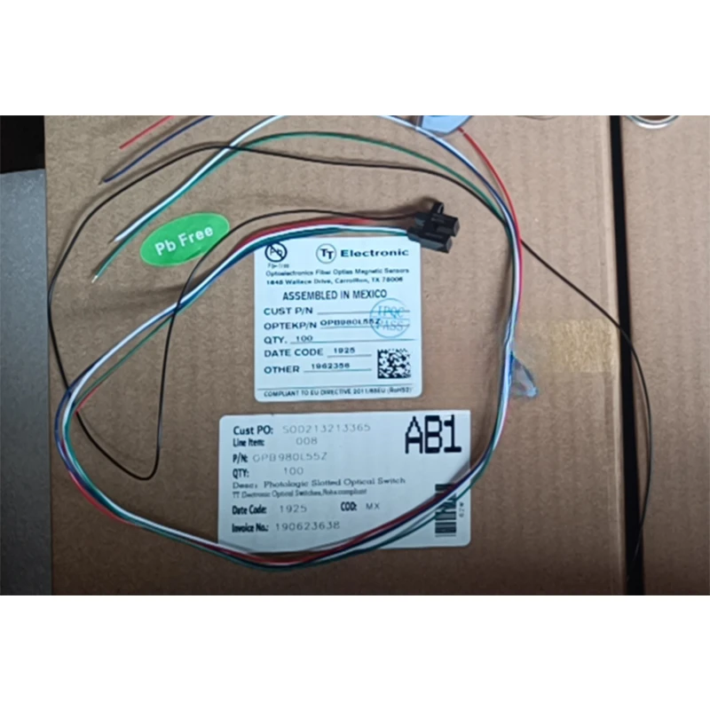 

OPB980L55Z original new parts in stock, ready to ship out Made by T T Electronic SENSOR OPTICAL 3.18MM MOD WIRE