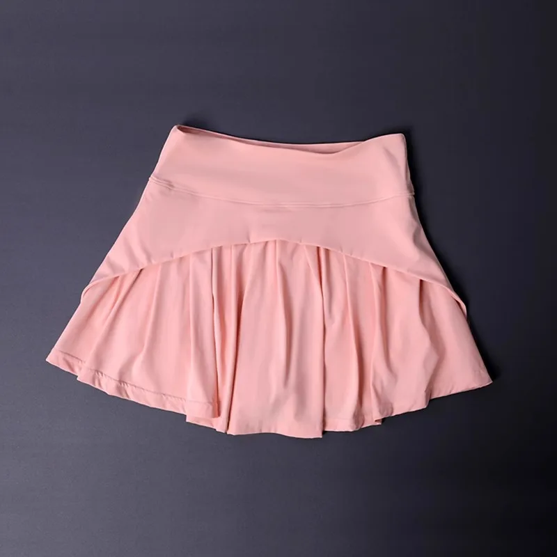 Women's High Waist Flared Skirt - Quick-Dry Pleated Tennis Yoga Skirt for Gym, Slimming Sportswear