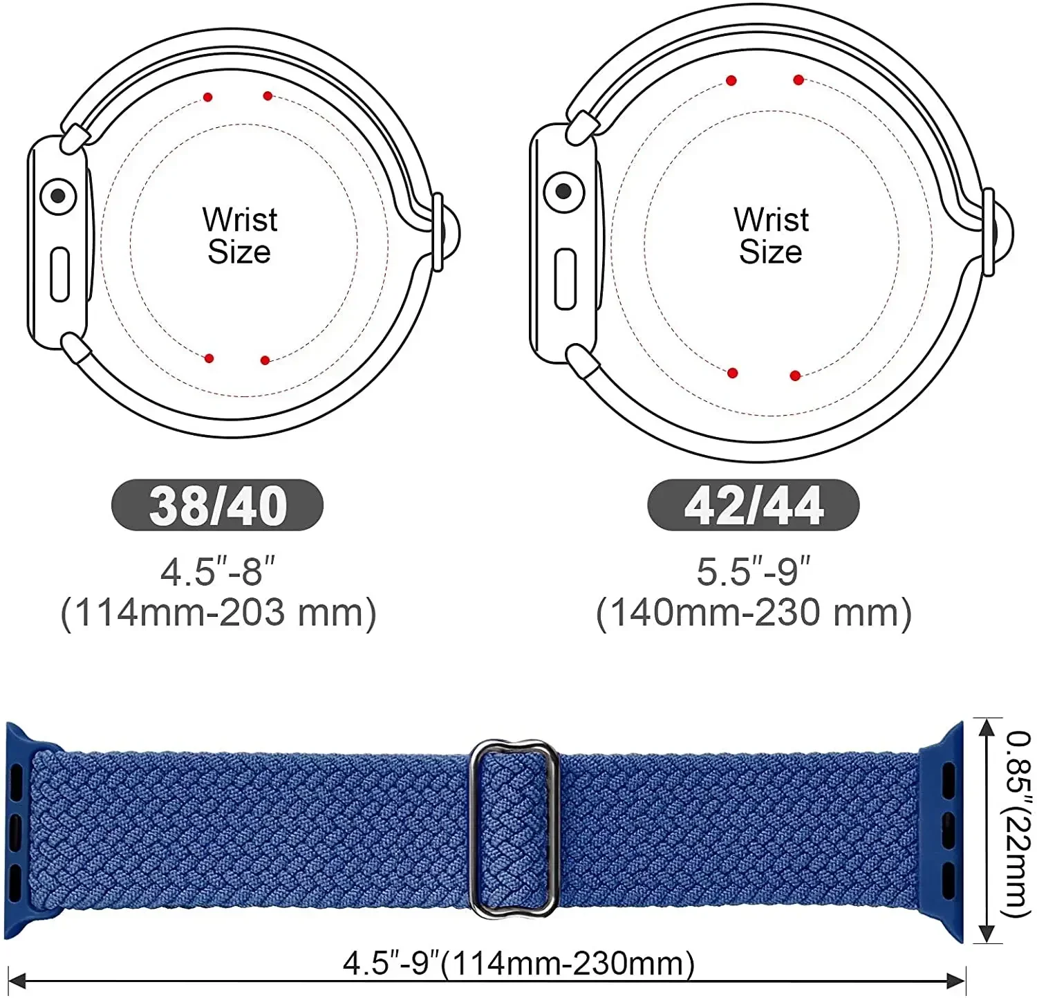 Nylon Strap for Apple Watch Band Ultra 2 49mm 46mm 42mm 44mm 40 41mm Braided Adjustable Bracelet IWatch Series 10 9 8 7 6 SE 5 4