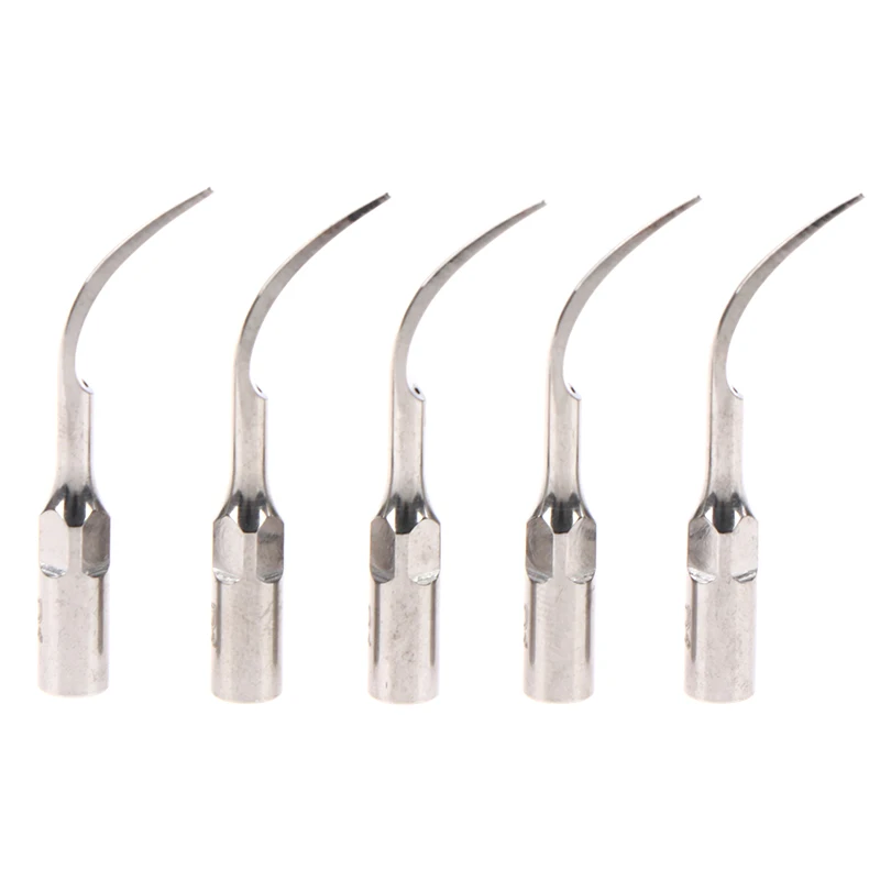 5Pcs Disposable Dentistry Dental Ultrasonic Scaler Tips Compatible With Satelec And Dentista Dental Supplies Tools