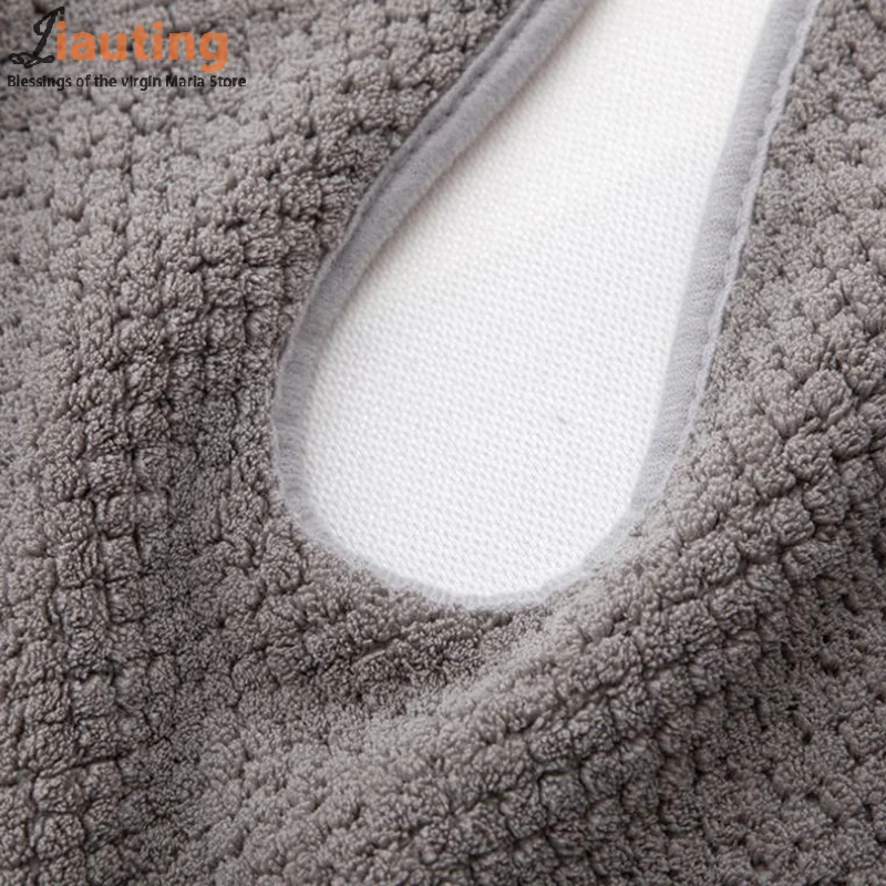 Coral Fleece Head Pad Towels U-Shaped Facial Pillow Covers Thickened Headrest Cushion Facial Care Beauty SPA Massage Supplies