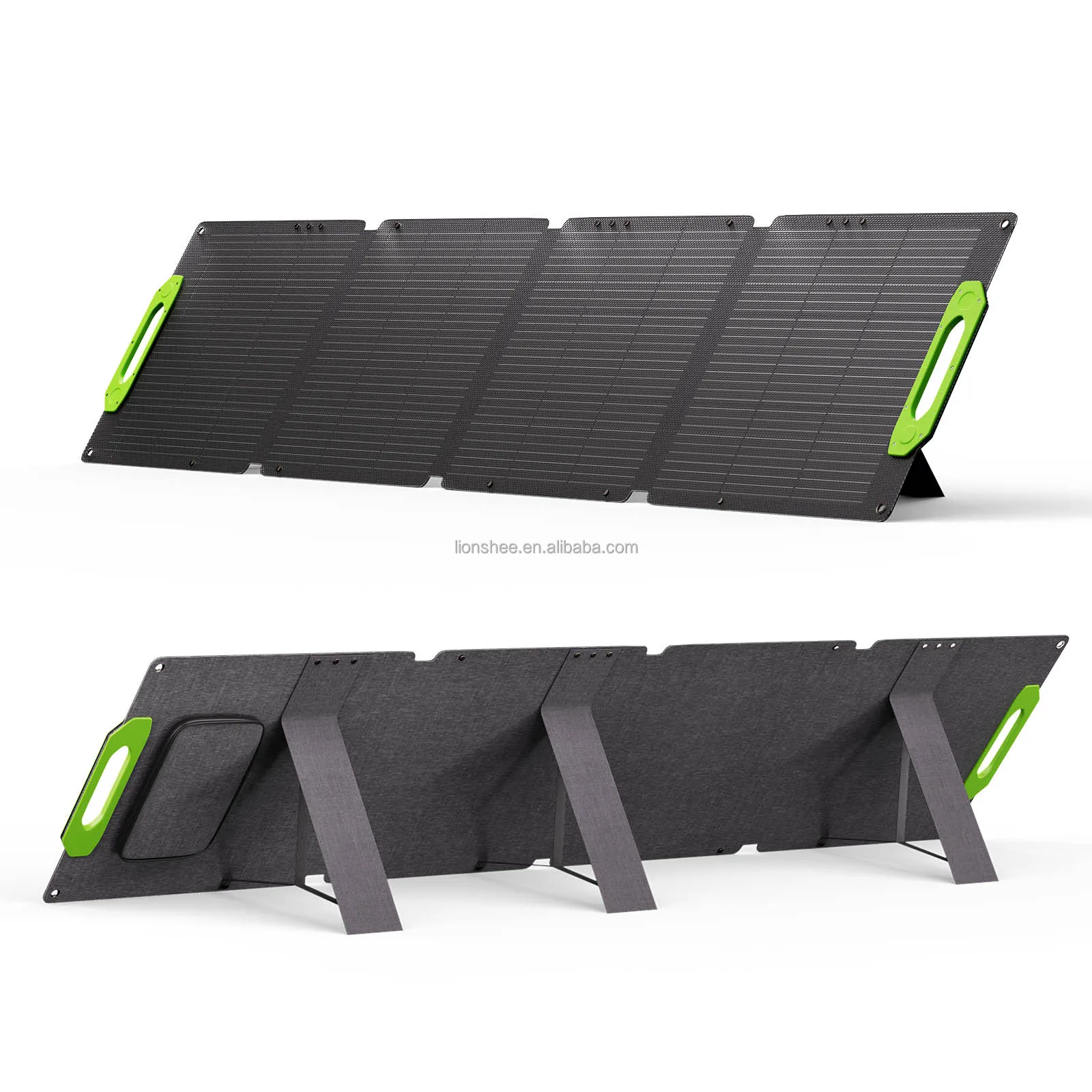 Painel Solar Dobrável de 200W |   Painel Solar Portátil MONO 144 Células 23% Eficiência IP67 à Prova d'Água para Estação de Energia e Gerador Solar