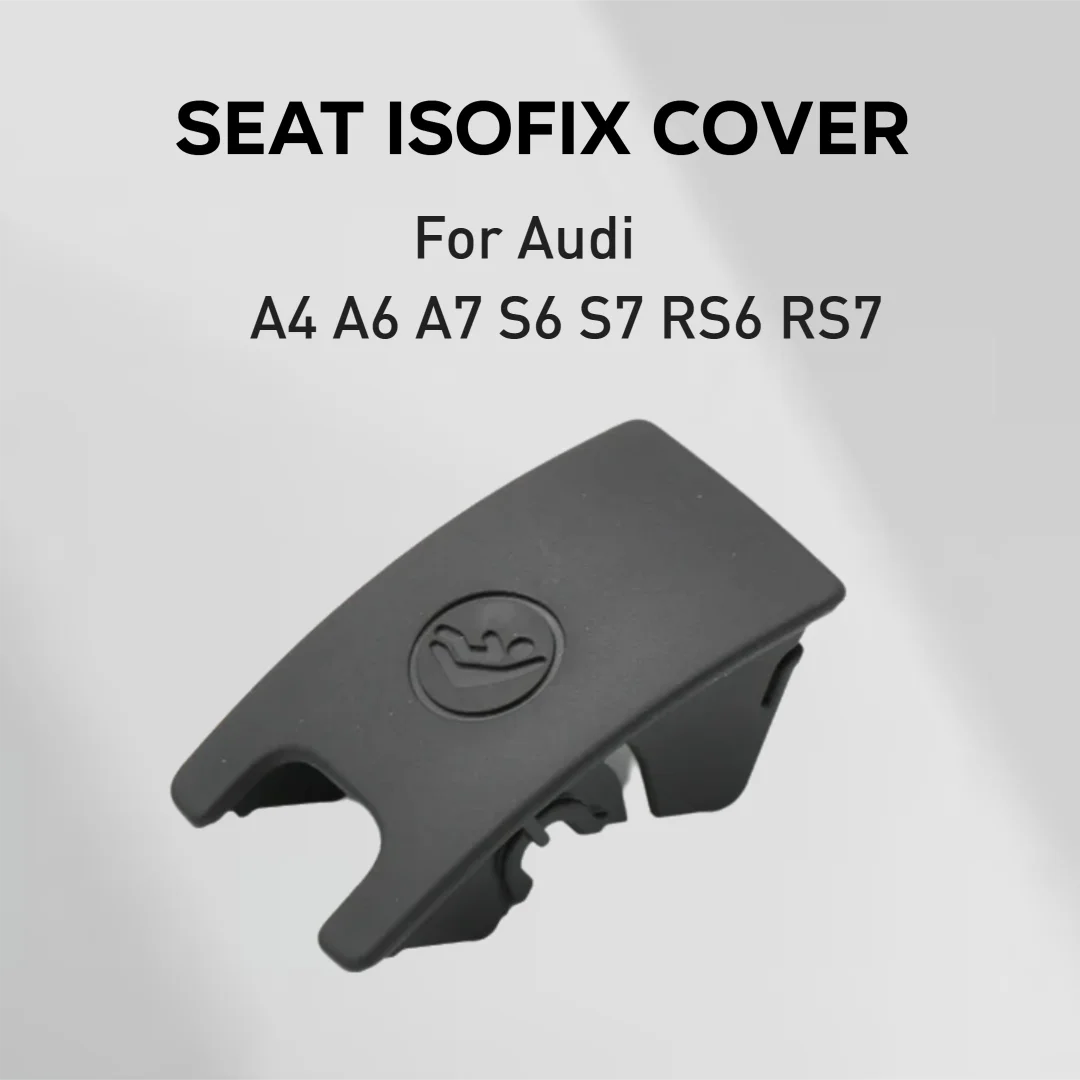 Black Child Seat Safety Belt Slot Trim Cover 4G8887187 4G8887233 For A6 C7 A7 S6 S7 RS6 RS7 High Quality Car Accessories