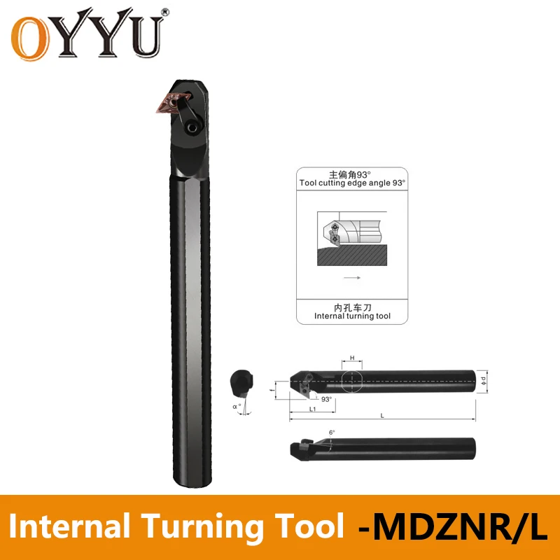 OYYU Internal Turning Tools MDZNR S20R-MDZNR11 S25S-MDZNR15 CNC Lathe Cutter Shank S20R S25S MDZNR11 MDZNR15 Metal Boring Bar