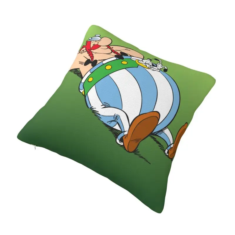 Benutzer definierte Asterix und Obelien Abenteuer Comic nordischen Kissen bezüge Sofa kissen