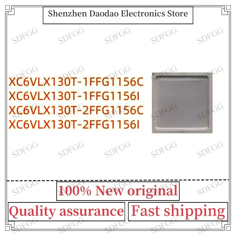 XC6VLX130T-1FFG1156C XC6VLX130T-1FFG1156I XC6VLX130T-2FFG1156C XC6VLX130T-2FFG1156I BGA-1156 Programmable Logic Chip IC New