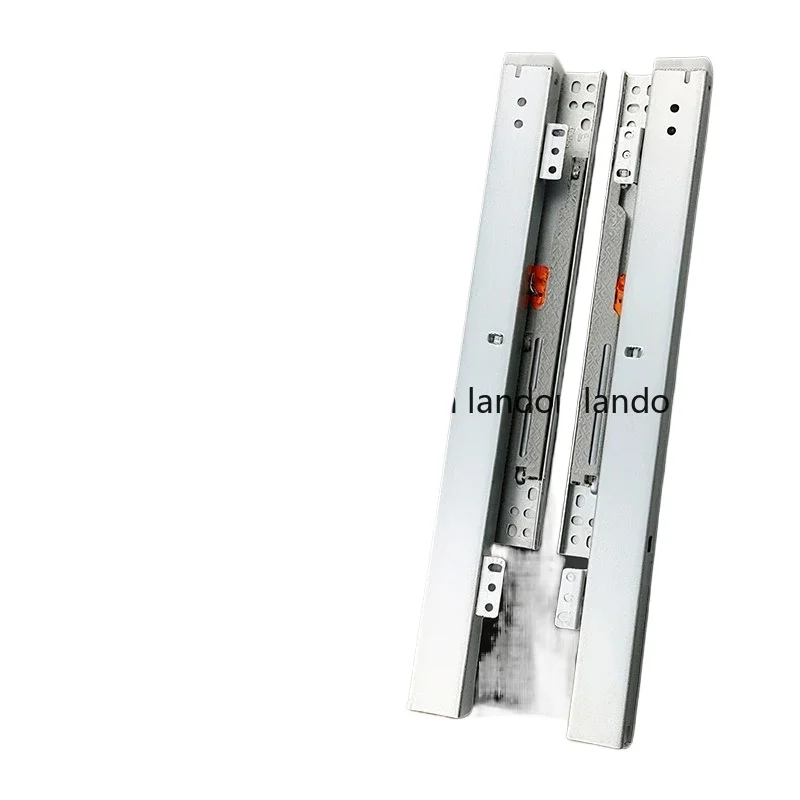 

Bottom Mounting Jewelry Track Watch Showcase Slide Bread Cabinet Cushioning Damping Guide Three Rails