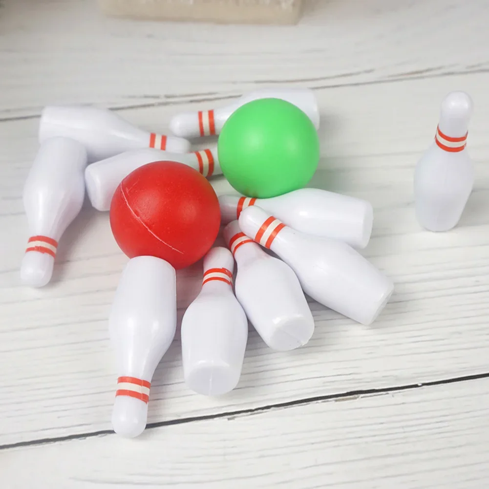 1/12 Miniature Bowling Sporting Goods Art Crafts Dollhouse Bowling Ball Toys Desktop Ornaments Christmas Gifts for Model Lovers