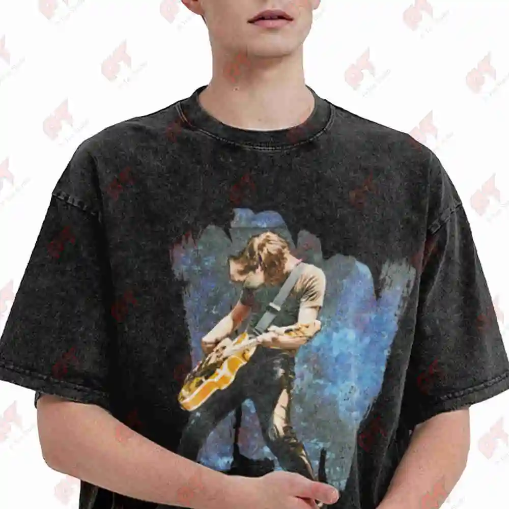 Bryan Adams 1996 18 Till I Die Vintage Washed Tee Pure Cotton T-Shirt