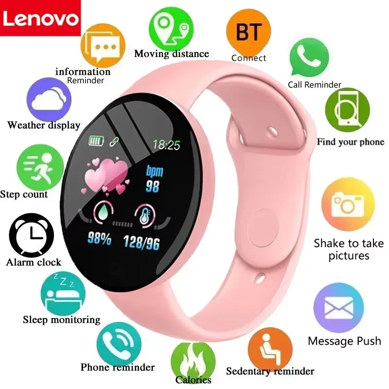 

Смарт-часы Lenovo, многофункциональные часы, Bluetooth, шагомер, мониторинг сна, пульсометр, спортивные умные часы для мужчин и женщин