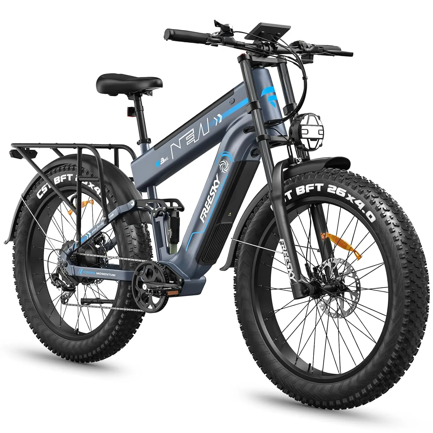4500W Dual Battery 48V 45AH Electric Bicycle 200 Miles Range, Customized