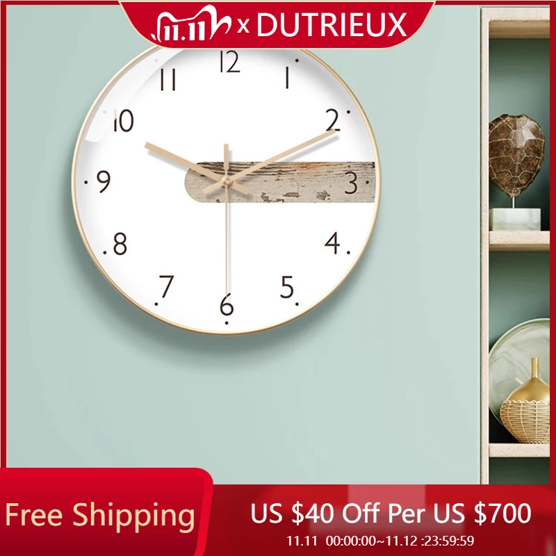 

Chinese Style Minimalist Wall Clocks Digital Living Room Art Mural Modern Clock Wall Big Size Relogio De Parede Room Decorations