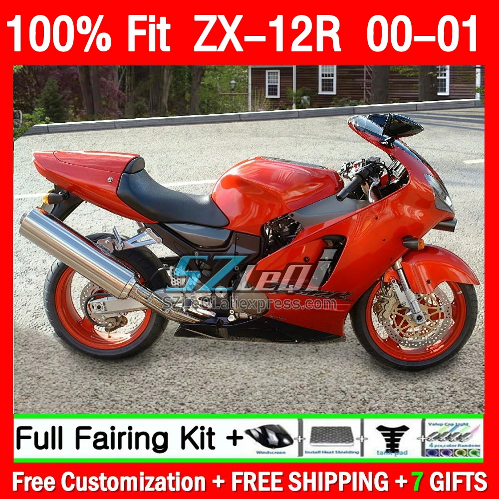 a　2000 KAWASAKI NINJA ZX 1200 12R 1200CC ZX1200 103Q1.30 ZX 12 R turuncu