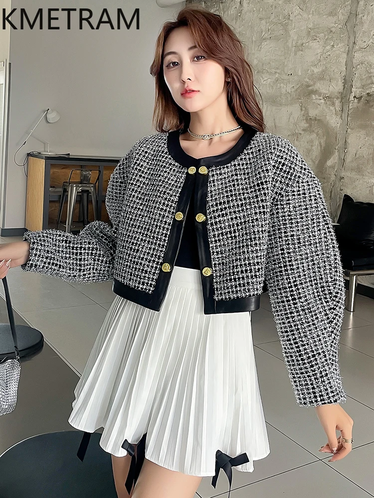 양피 재킷의 진짜 탑 레이어 여성 짧은 정품 가죽 자켓 여성 겉옷 가을 옷 2025 дубленка