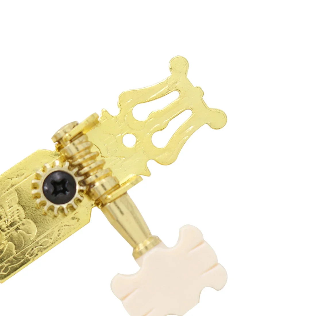 2 Pcs Classical Guitar Tuning Pegs Tuners Knobs String Pitch Adjustment Gear Structure Durable Parts For Classical Guitar