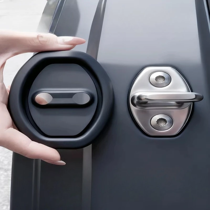 

Для MG 3/4 EV/5/6/7/S5 EV/5 Scorpio/ZS/HS/ONE/GT/TF/GS: Силиконовая амортизирующая накладка на дверной замок, защитный чехол для замка